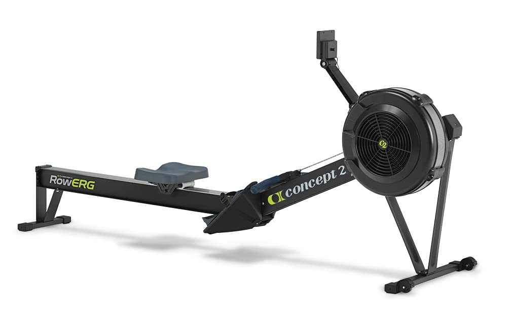 Concept2 RowErg with Standard Legs, Rowing Machine Model D, Black