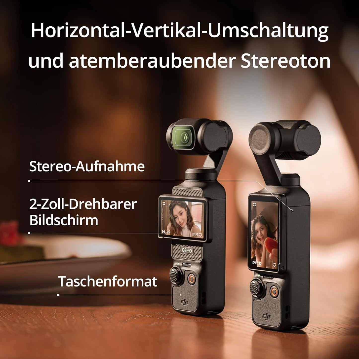 DJI Osmo Pocket 3 Creative Combo, Vlog Camera 4K with 1 Inch CMOS and 4K/120 fps Video, 3-Axis Stabilisation, Digital Camera, Fast Focusing, incl. Microphone for Clear Sound, YouTube