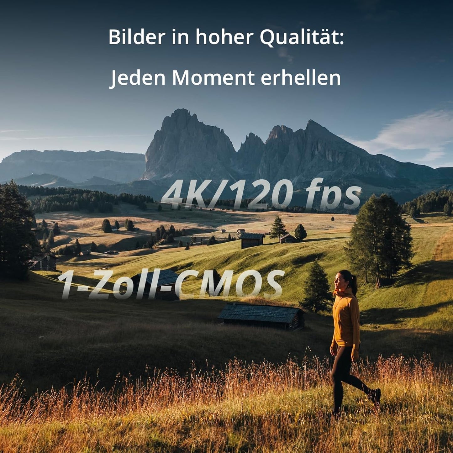DJI Osmo Pocket 3 Creative Combo, Vlog Camera 4K with 1 Inch CMOS and 4K/120 fps Video, 3-Axis Stabilisation, Digital Camera, Fast Focusing, incl. Microphone for Clear Sound, YouTube